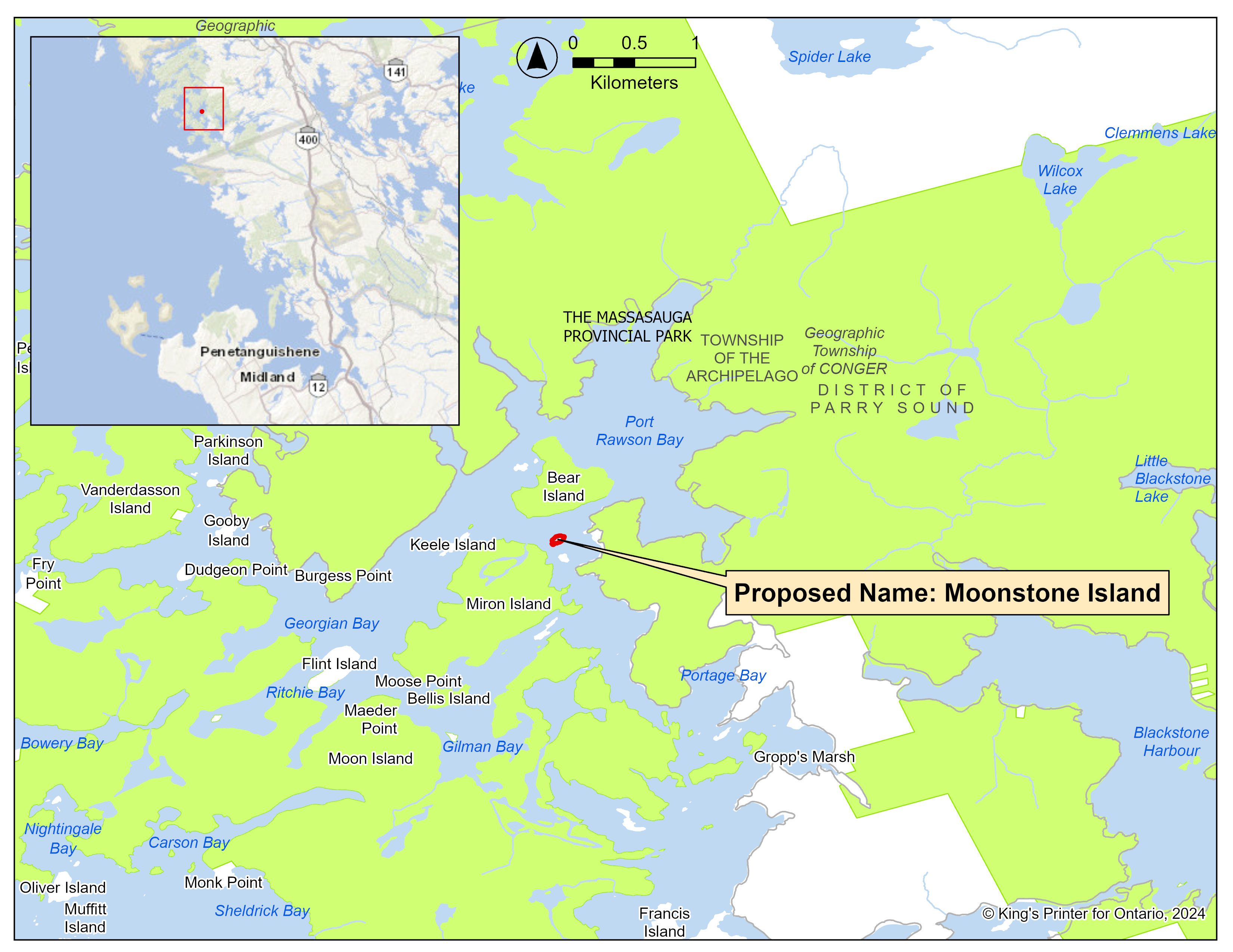 Moonstone Island location